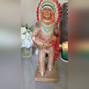Colorful Native American Figurine